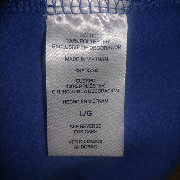 Champion: Women's Polar Fleece Zip-Up Jacket - Seven Seas Blue - Size Large NWT - Picture 8 of 9